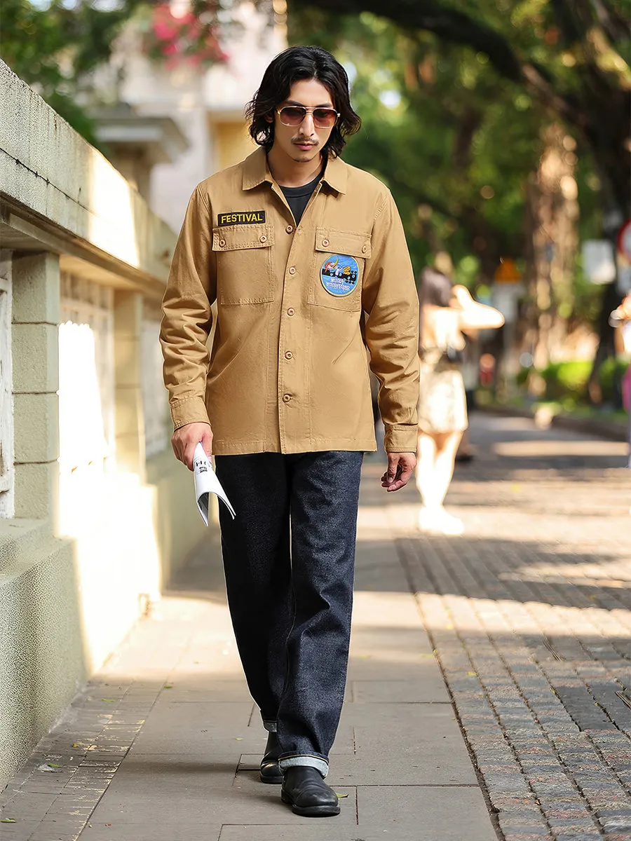 Woody Woodpecker Embroidered Shirt